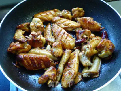 Make The mushroom chicken wings step 6