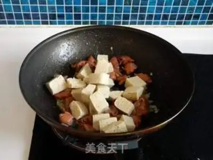 Make Frozen tofu burns intestines step 5