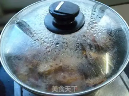 Make The mushroom chicken wings step 8