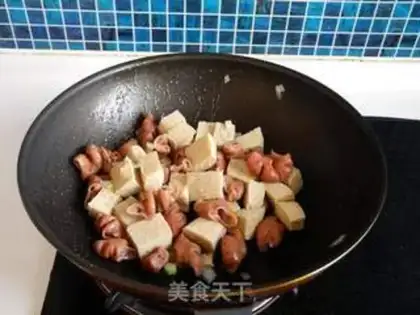 Make Frozen tofu burns intestines step 6
