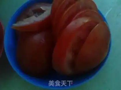 Make Tomato cheese and rice line step 0