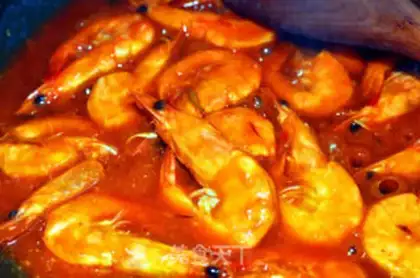 Make Tomato shrimp step 4