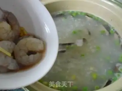 Make Shrimp porridge step 7