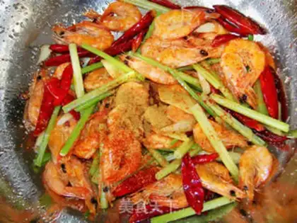 Make Spicy spicy spicy shrimp step 6