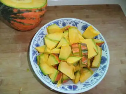 Make Pumpkin porridge step 0