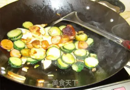 Make Chicken-legged cucumber step 4
