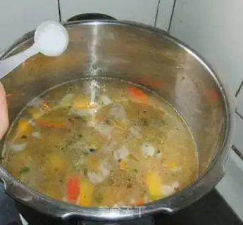 Make Pumpkin porridge step 11