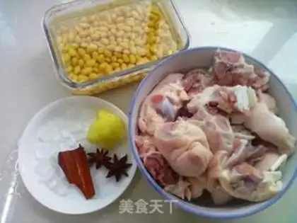 Make Soybean pig hoof step 0