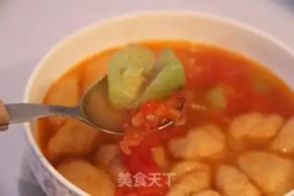 Make Tomato melon noodles step 8