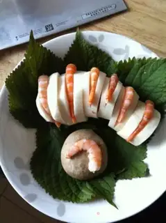 Make Plum shrimp almond mushrooms step 1
