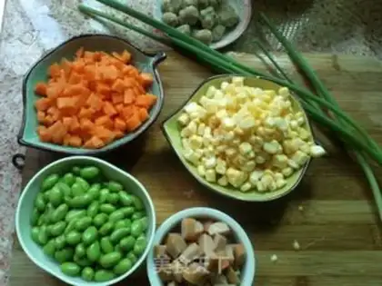 Make "Four-colored grains step 0