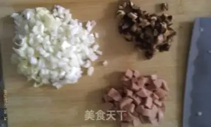 Make The cabbage and rice step 1