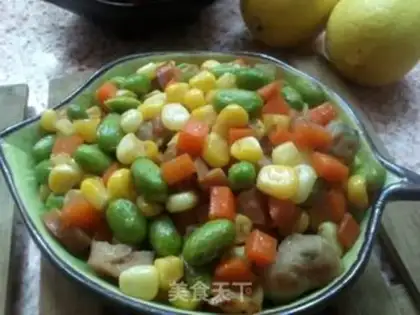 Make "Four-colored grains step 6