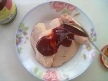 Make The honey is on the wings step 1