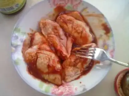 Make The honey is on the wings step 2