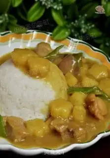 Make Curry potato chicken step 8