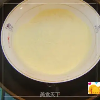 Make Green bean cake step 1