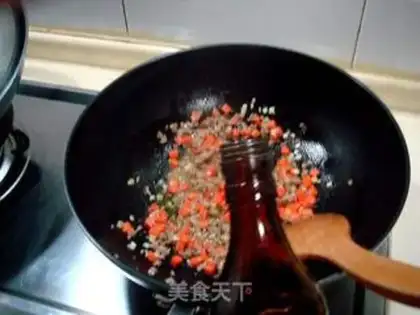 Make Meatloaf with peas step 2