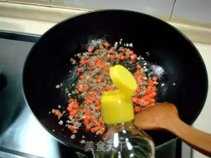 Make Meatloaf with peas step 3
