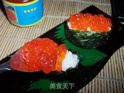 Make Caviar sushi step 5