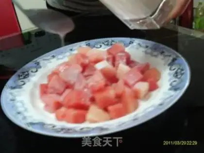 Make Watermelon salad step 4