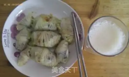 Make The cabbage and rice step 11