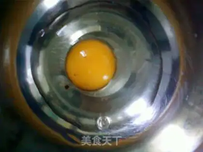 Make Corn ham omelet step 4