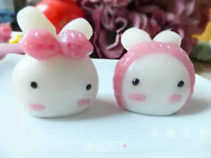 Make ♪ Rice is a cute rabbit ♪ step 5