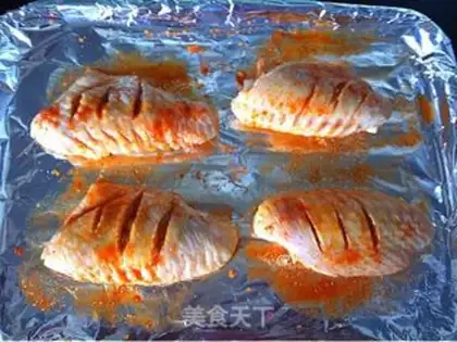 Make Honey-cooked chicken wings step 0
