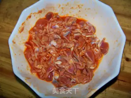 Make Spicy chicken step 1