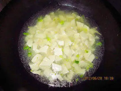 Make Sea turtle tofu soup step 6