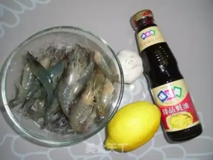 Make Garlic lemon shrimp step 0