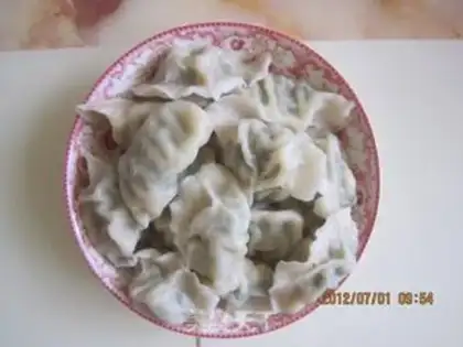 Make Three fresh dumplings step 5