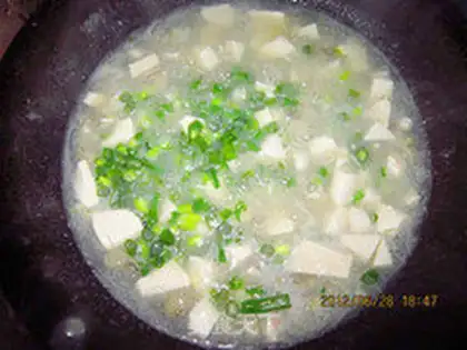 Make Sea turtle tofu soup step 7