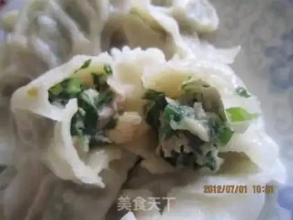 Make Three fresh dumplings step 8