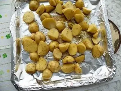 Make Black pepper, little potatoes step 6