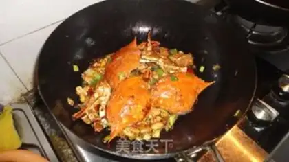 Make Spicy shuttle crabs step 2