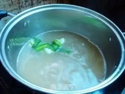 Make Green bean melon health soup step 1