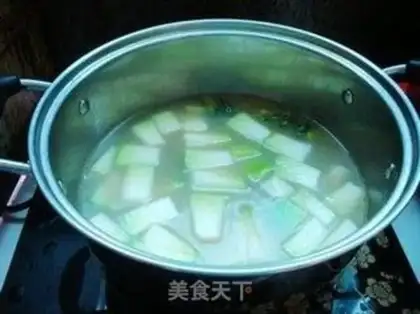 Make Green bean melon health soup step 5