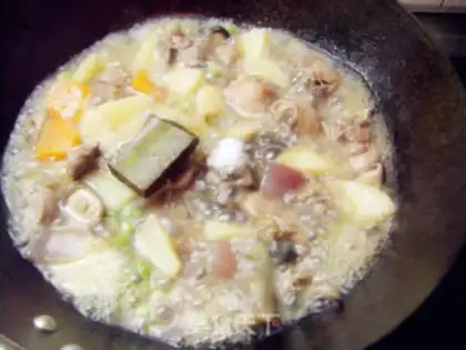 Make Curry potato chicken step 8