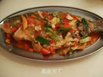 Make Tomato fried fish step 10