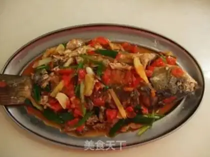 Make Tomato fried fish step 11