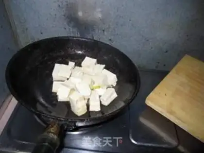 Make Soy sauce tofu step 1