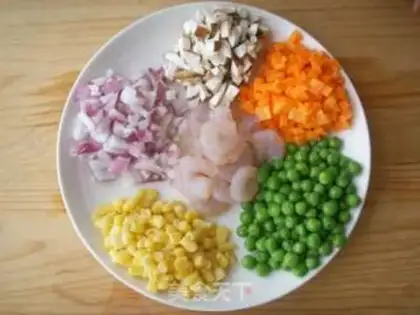 Make Shrimp rice step 3