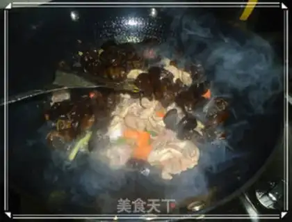 Make Black-mucked chicken step 3