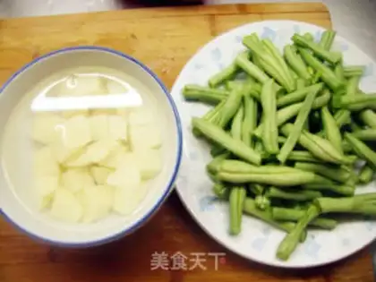 Make Soybeans, potatoes step 0
