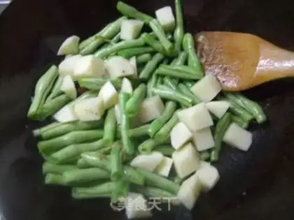 Make Soybeans, potatoes step 4