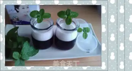 Make Coconut juice black gallon pudding step 4