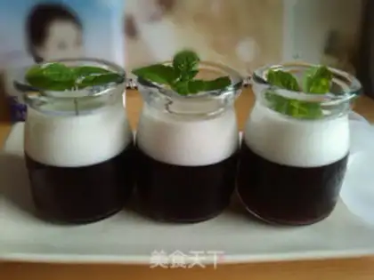 Make Coconut juice black gallon pudding step 5