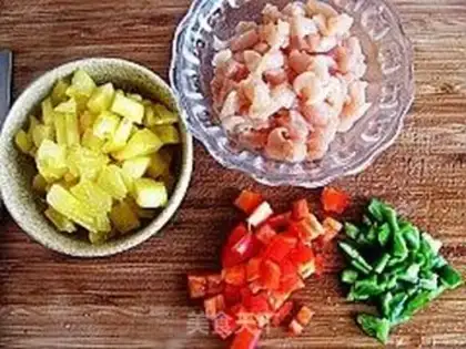 Make Sweet pineapple chicken step 1